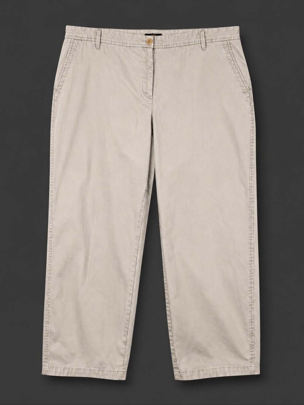 Talbots Relaxed Chino Pants 16W Beige Khaki Stretch Straight Leg